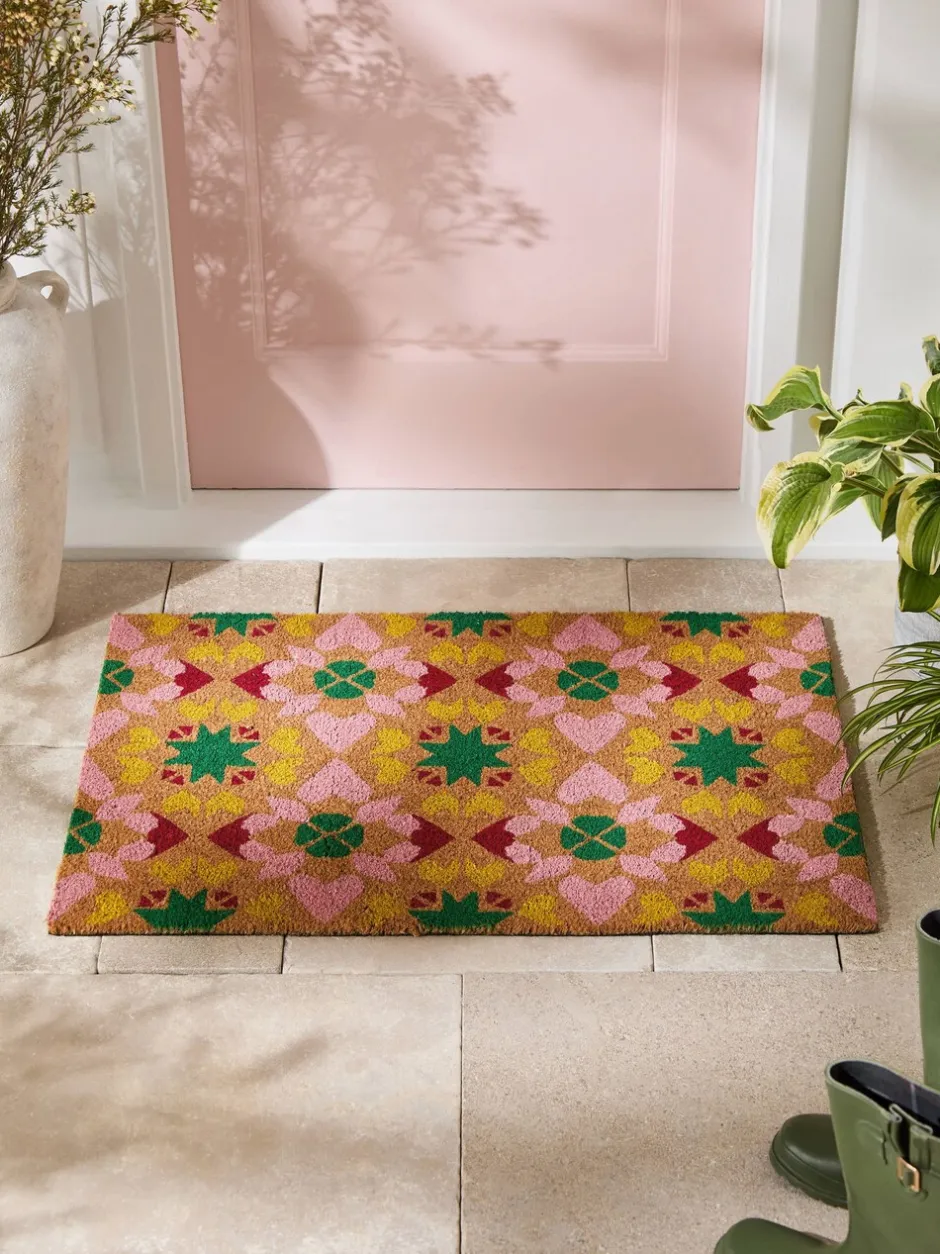 Deurmatten|Vloerkleden En Lopers|Next Helder Tile Kokos Deurmat