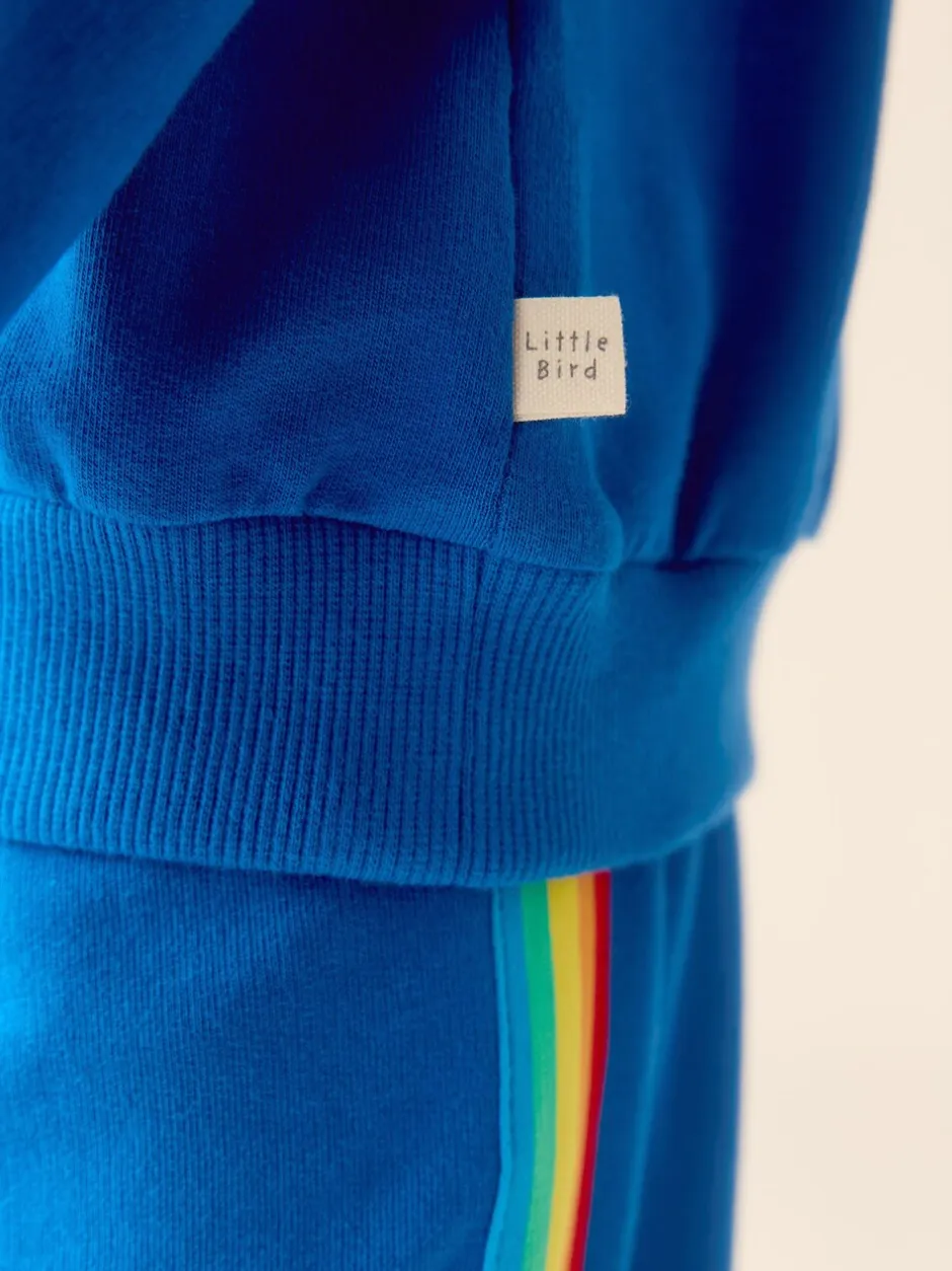 Joggingbroeken|Sweaters En Hoody´S|Little Bird by Jools Oliver Helderblauw - set van sweatshirt en joggingbroek