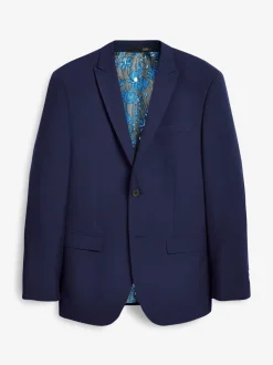 Blazers En Business-Jasjes|Pakken|Next - Normale Pasvorm - Kostuum met twee knopen: colbert Helderblauw
