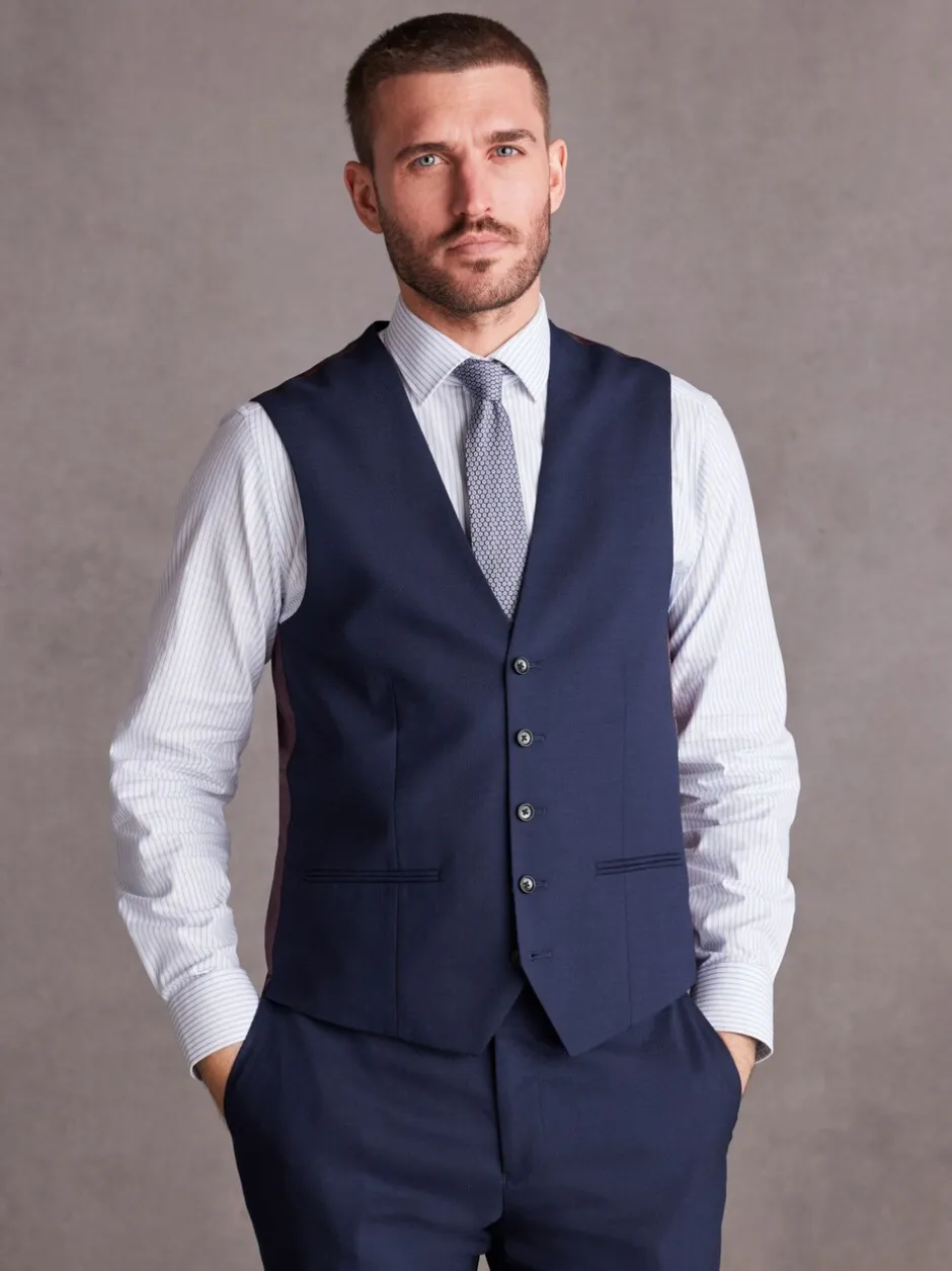 Vesten*Next - Signature Tollegno gilet Helderblauw