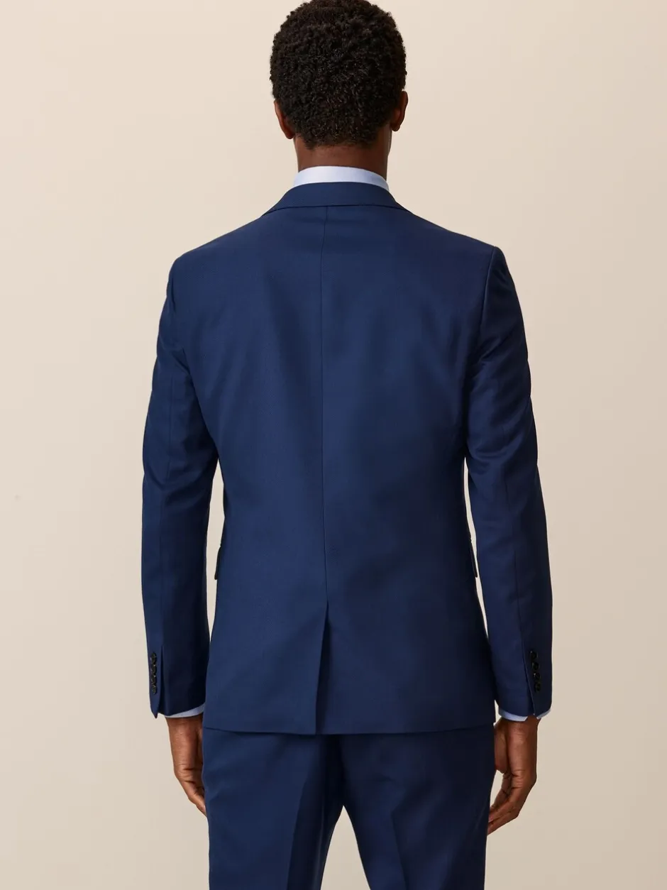 Blazers En Business-Jasjes|Pakken*Next Helderblauw - Slim Fit - Kostuum met textuur: colbert