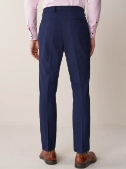 Blazers En Business-Jasjes|Pakken*Next - Strakke Pasvorm - Kostuum met twee knopen: colbert Helderblauw