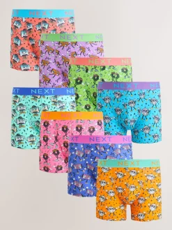 Ondergoed|Ondergoed*Next - Verpakking van 8 - Boxershorts Heldere Disco Karakter