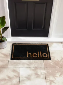 Deurmatten|Vloerkleden En Lopers|Next Hello Slogan Coir Doormat