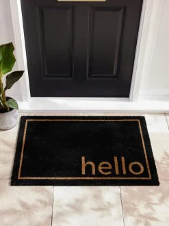 Deurmatten|Vloerkleden En Lopers|Next Hello Slogan Coir Doormat