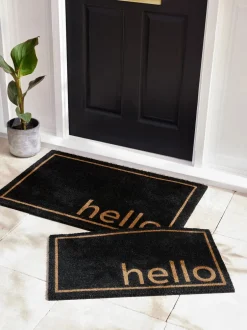 Deurmatten|Vloerkleden En Lopers|Next Hello Slogan Coir Doormat