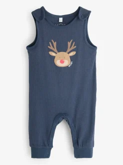 Tuinbroeken|Mori - Supersoft Dungarees Hemelsblauw
