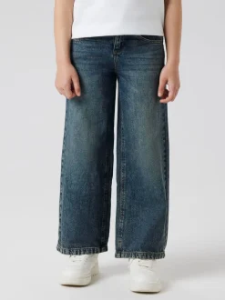 Jeans*Name It Hemelsblauw - jeans met wijde pijpen