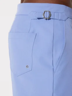 Badkleding|Reiss - Sun Side-Adjuster Swim Shorts Hemelsblauw