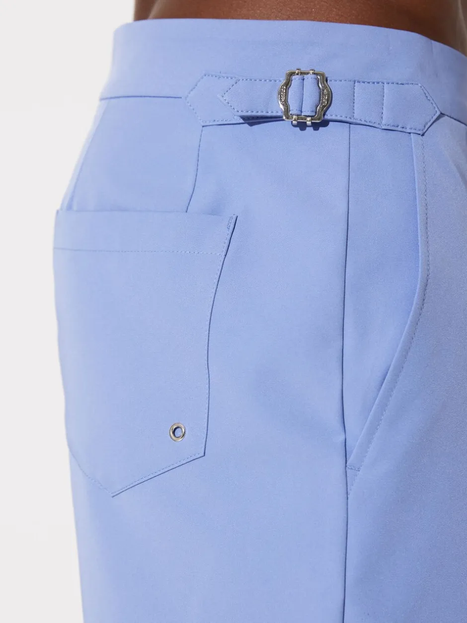 Badkleding|Reiss - Sun Side-Adjuster Swim Shorts Hemelsblauw