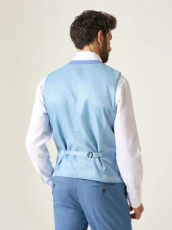 Vesten|Skopes - Redding tailored fit gilet Hemelsblauw