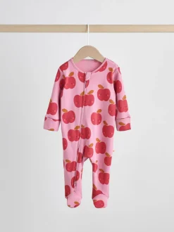 Babypakjes En Babypyjama's*Next Herfstfruit - 2-weg slaappakjes met ritssluiting, set van 3 (0-2jr)