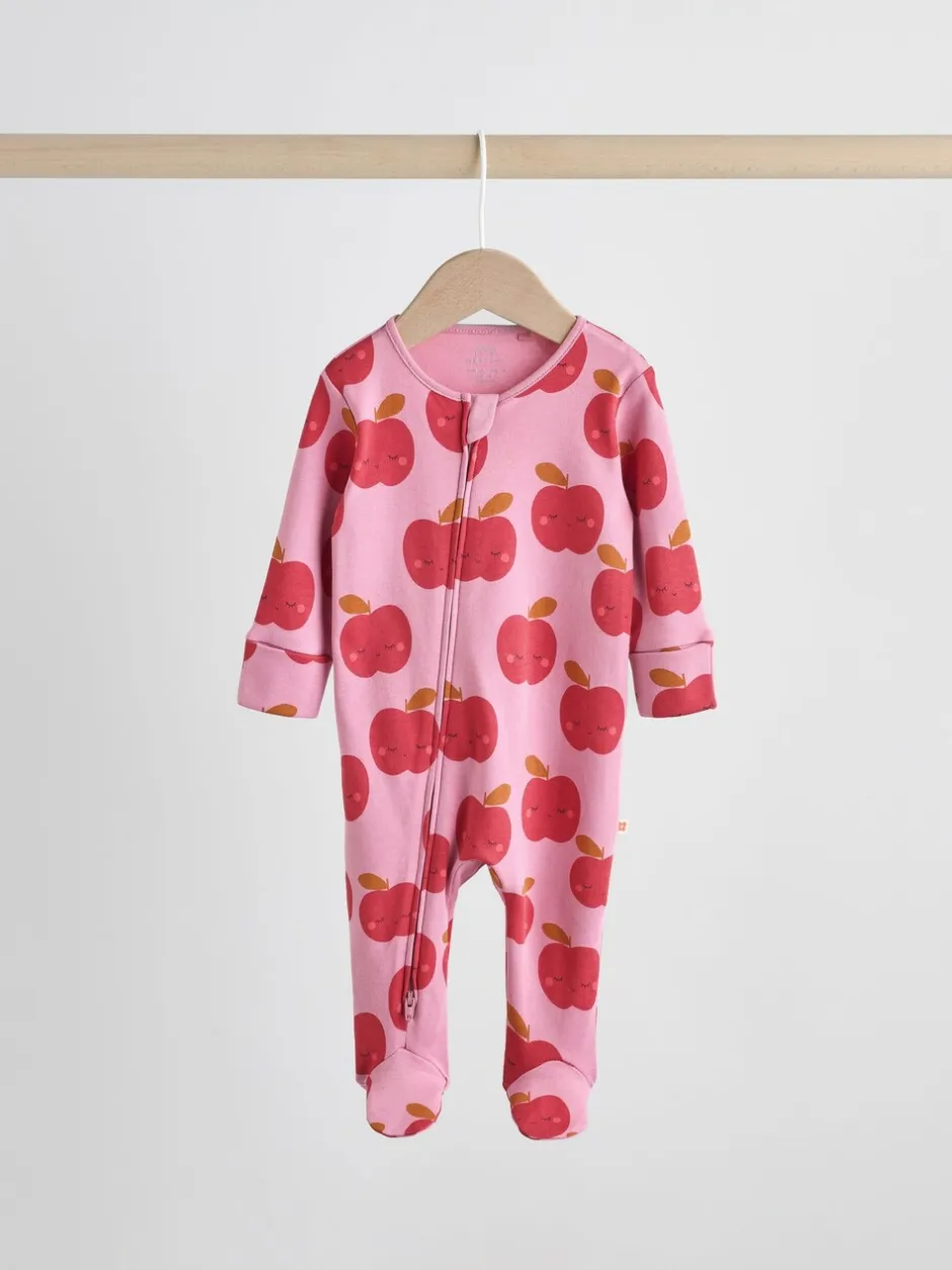 Babypakjes En Babypyjama's*Next Herfstfruit - 2-weg slaappakjes met ritssluiting, set van 3 (0-2jr)