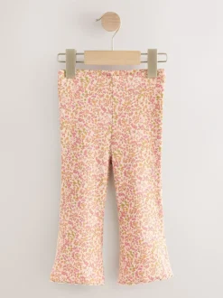 Broeken En Leggings|Next - Set van 5 flared leggings (3mnd-7jr) Herfstoranje