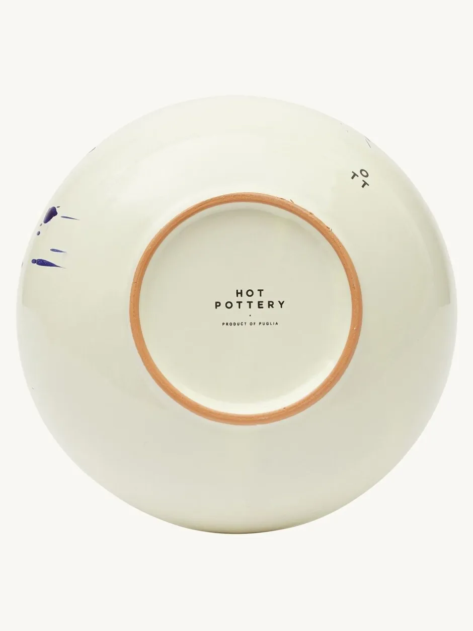 Eetservies En Pastaschalen|Hot Pottery 12 Piece Splatter Signature Dinner Set Bosbessen