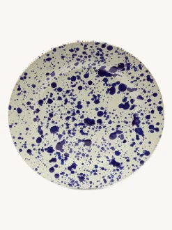 Eetservies En Pastaschalen|Hot Pottery 12 Piece Splatter Signature Dinner Set Bosbessen