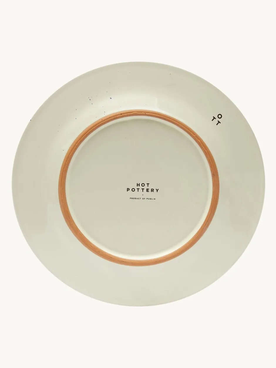 Eetservies En Pastaschalen|Hot Pottery 12 Piece Splatter Signature Dinner Set Bosbessen