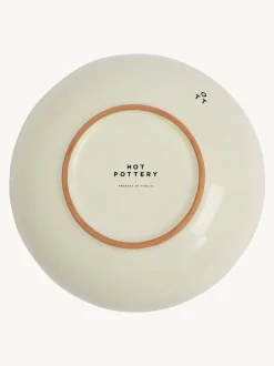 Eetservies En Pastaschalen*Hot Pottery 12 Piece Splatter Signature Dinner Set Cranberry
