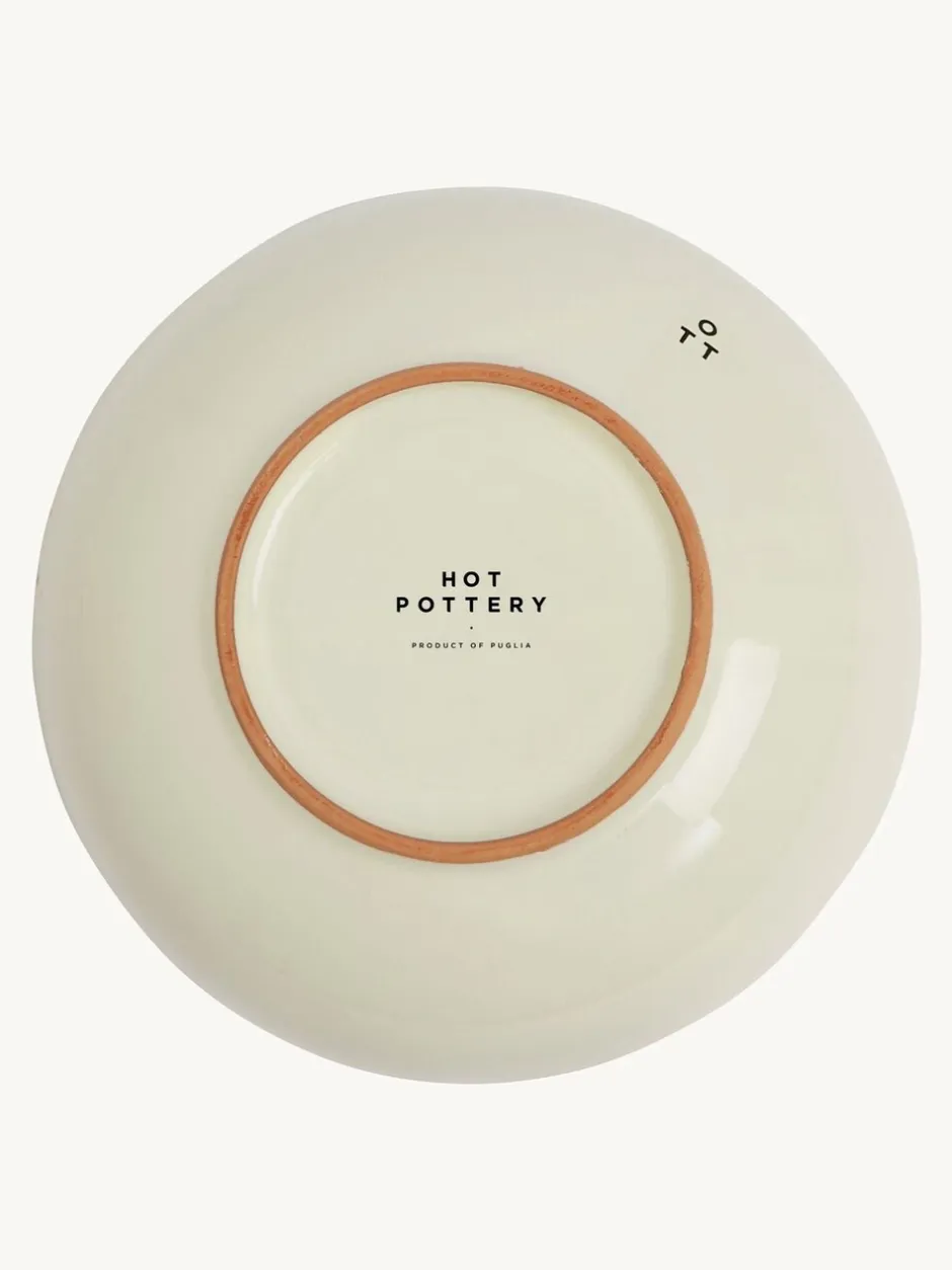 Eetservies En Pastaschalen*Hot Pottery 12 Piece Splatter Signature Dinner Set Cranberry