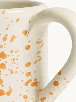 Mokken En Koppen*Hot Pottery Set of 4 Splatter Mugs Donkeroranje