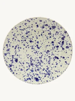 Eetservies En Pastaschalen*Hot Pottery Set of 4 Splatter Side Plates Bosbessen