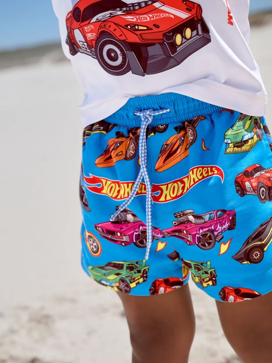 Badkleding|Badkleding*Next - Set van surfhemdje en zwembroek (3mnd -7jr) Hot Wheels