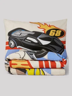 Beddengoedsets En Dekbedovertrekken|Next Hot Wheels omkeerbare polykatoenen dekbedovertrek- en kussensloopset voor eenpersoonsbed