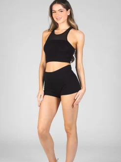 Shorts*Pineapple Hotpant shorts met hoge taille