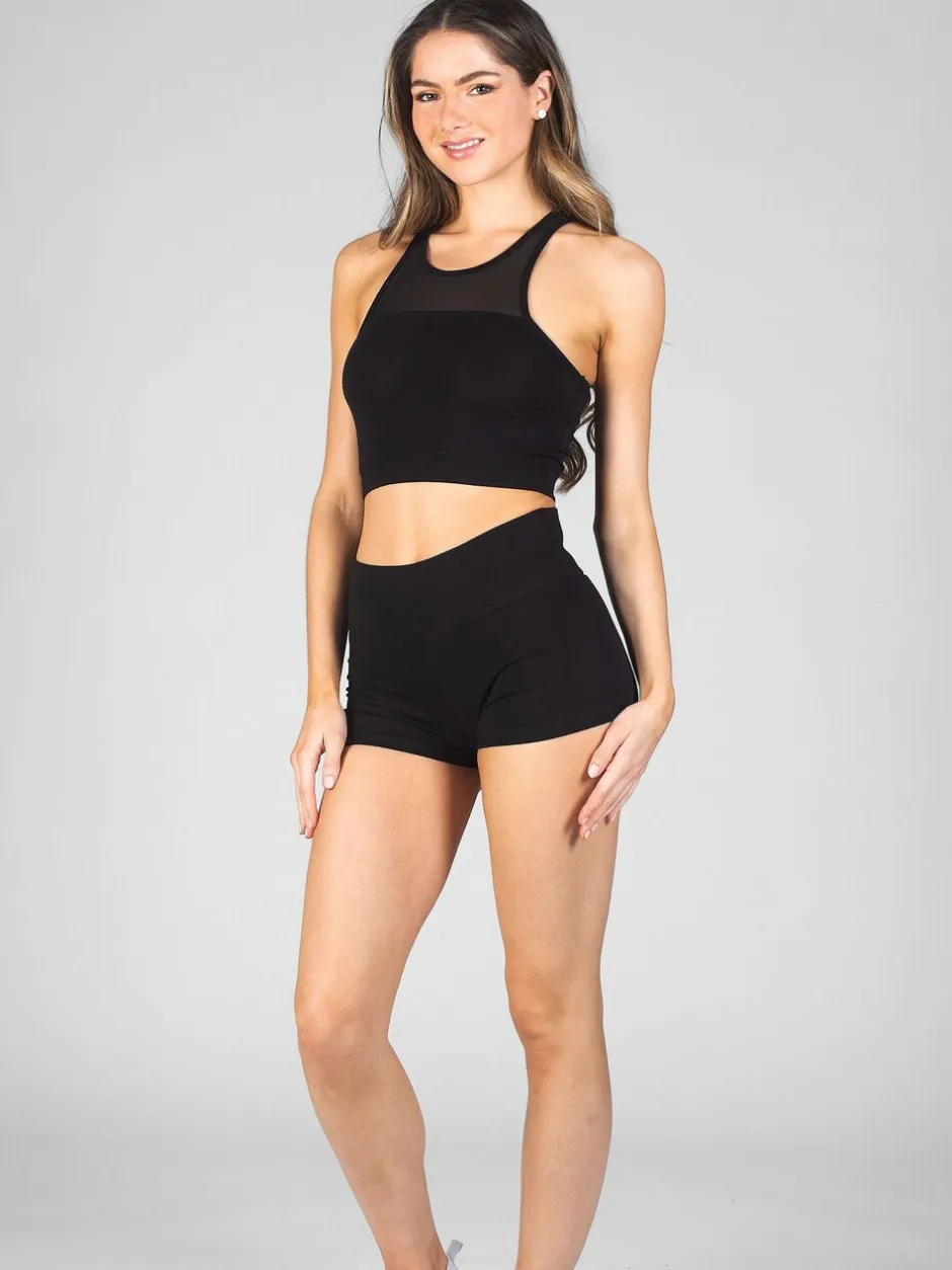 Shorts*Pineapple Hotpant shorts met hoge taille
