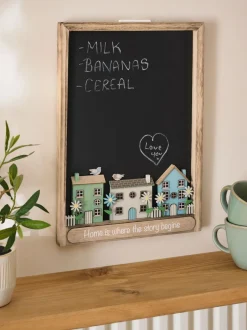 Canvassen En Kunst Voor Aan De Wand*Next House Scene Family Slogan Chalkboard Wall Plaque