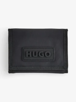 Portemonnees|HUGO Logo Velcro Wallet