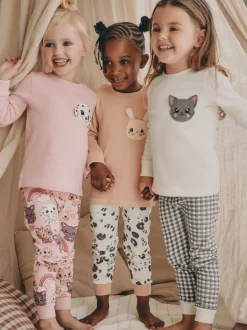 Multipacks|Nachtkleding En Pyjama's*Next - Verpakking van 3 knusse pyjama's (9 mnd-10 jr) Huisdierprint