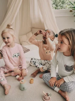 Multipacks|Nachtkleding En Pyjama's*Next - Verpakking van 3 knusse pyjama's (9 mnd-10 jr) Huisdierprint