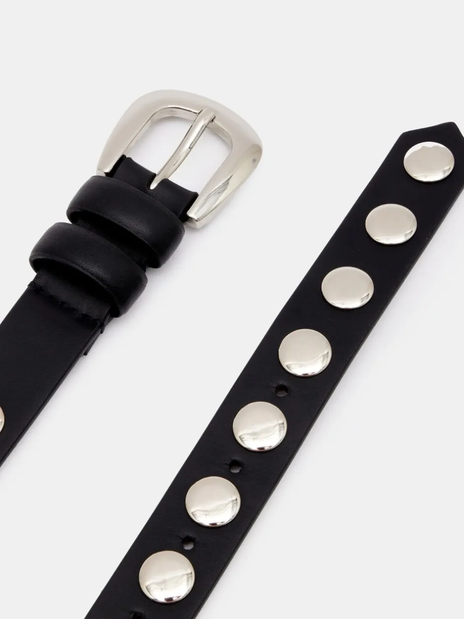 Ceintuurs|Hush Seren leren riem met studs