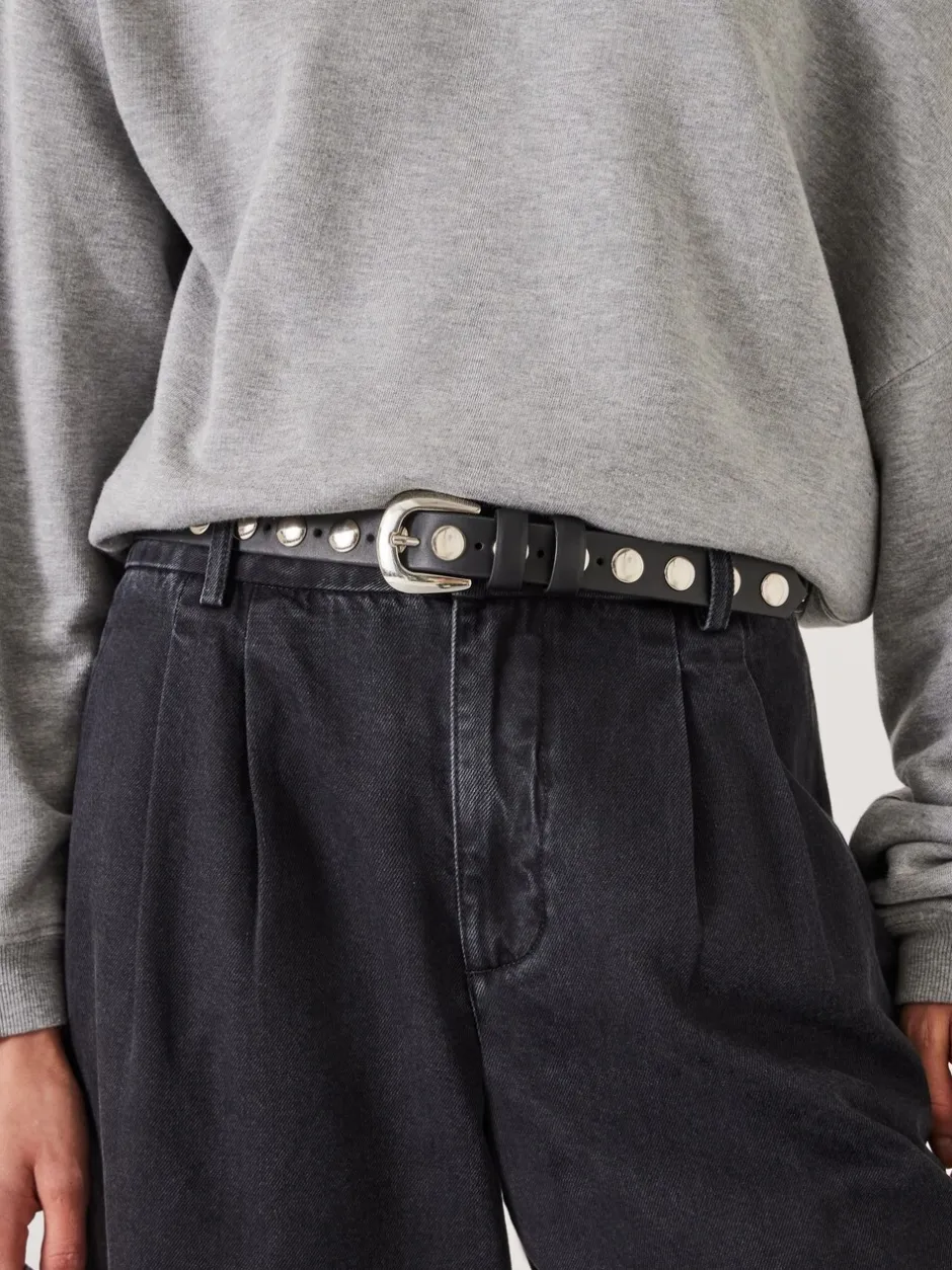 Ceintuurs|Hush Seren leren riem met studs