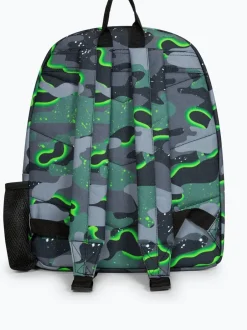 Tassen*Hype . Boys Green Iconic Glow Camo Backpack