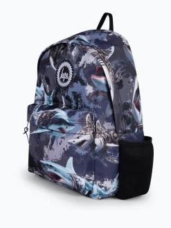 Tassen*Hype . Kids Grey Mech Sharks Iconic Backpack