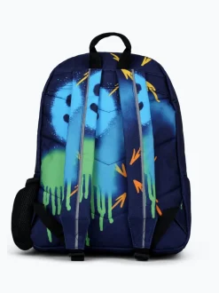 Tassen*Hype Unisex Navy Spray Smiley Backpack