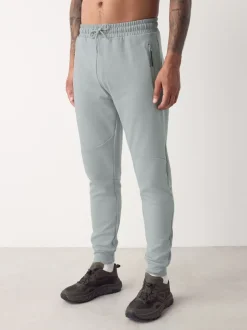 Joggingbroeken*Next - Interlock Soft Touch Cuffed Joggers Ice grey