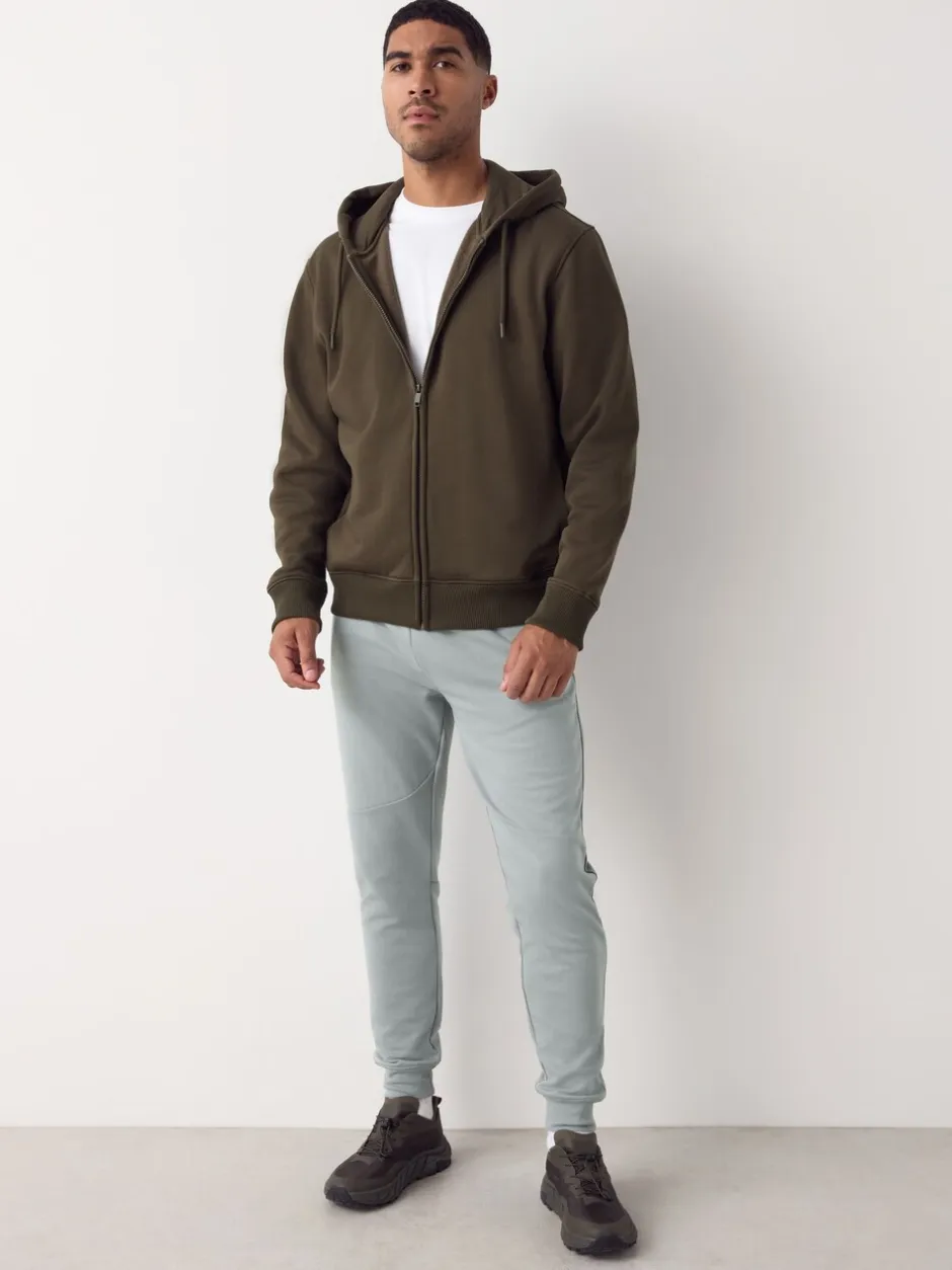 Joggingbroeken*Next - Interlock Soft Touch Cuffed Joggers Ice grey