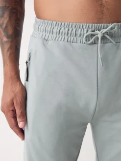 Joggingbroeken*Next - Interlock Soft Touch Cuffed Joggers Ice grey