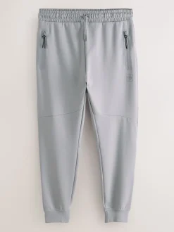 Joggingbroeken*Next - Interlock Soft Touch Cuffed Joggers Ice grey
