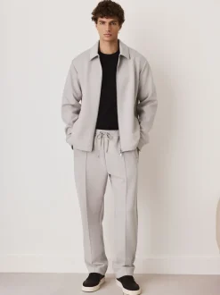 Joggingbroeken|Next - N. Premium Soft Touch Scuba Slim Fit Open Joggers Ice grey