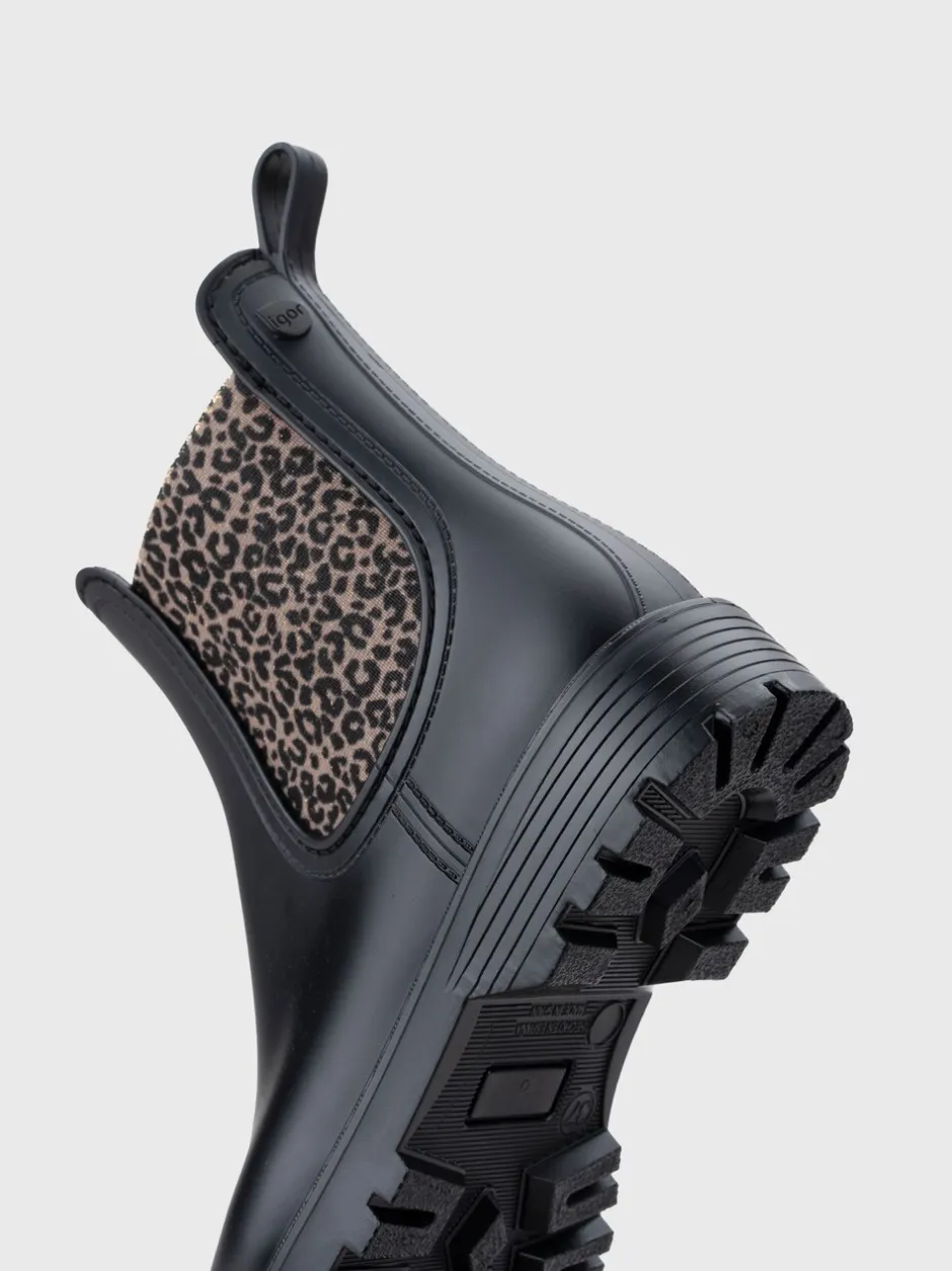 Laarzen*Igor Trak Leo Ankle Black Wellies