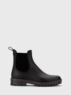 Laarzen|Igor Trak Tri Black Ankle Wellies