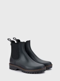 Laarzen|Igor Trak Tri Black Ankle Wellies