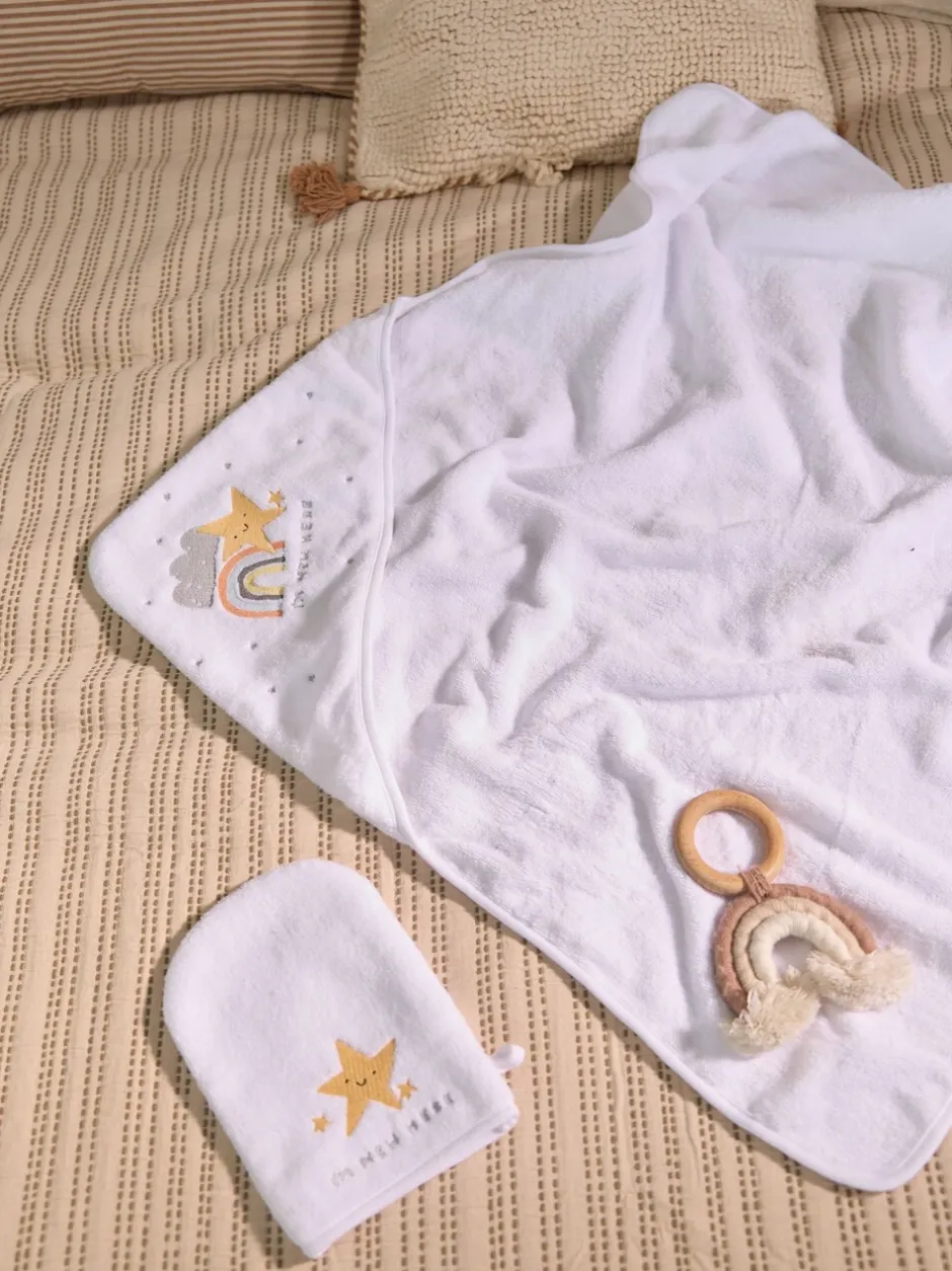 Handdoeken En Badmatten*Next I'm New Here 100% katoenen babyhanddoek met capuchon