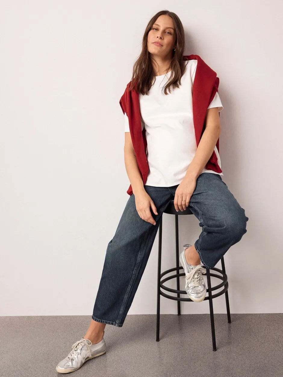 Jeans|Moederschap|Next - Maternity Barrel Denim Jeans Indigo