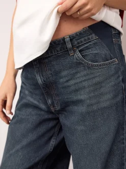 Jeans|Moederschap|Next - Maternity Barrel Denim Jeans Indigo