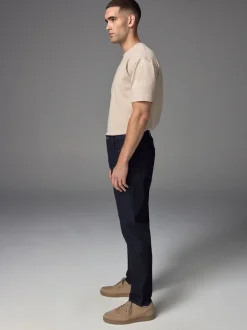 Jeans*Next Indigo blauwe wassing - Klassieke stretchjeans met standaard taps toelopende pasvorm